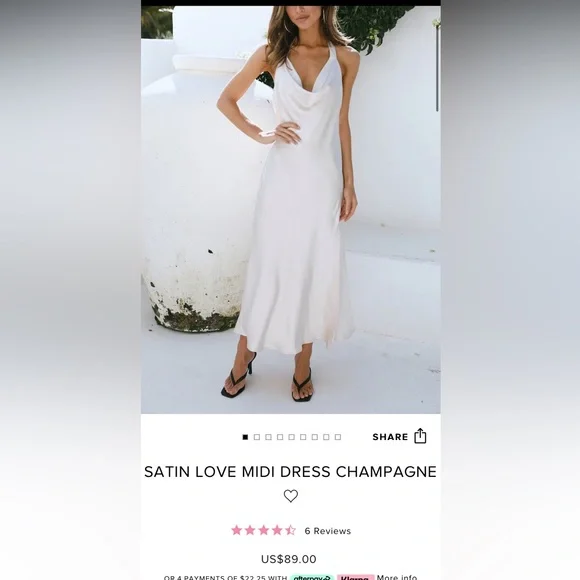 Hello Molly | Dresses | Hello Molly Champagne Dress | Poshmark